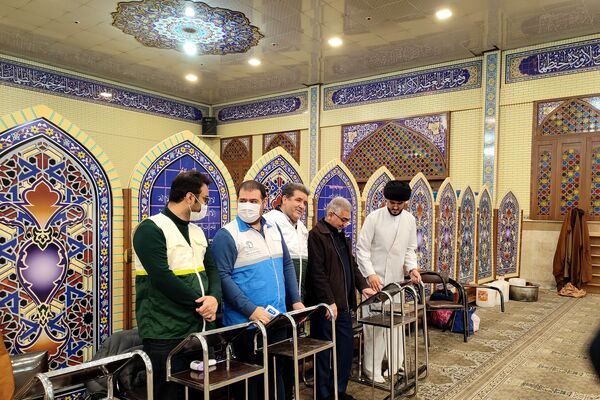 مراسم معنوی اعتکاف دانش‌آموزی(پسران) در مساجد کرمانشاه