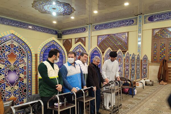 مراسم معنوی اعتکاف دانش‌آموزی(پسران) در مساجد کرمانشاه