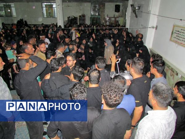 وداع با شهیدان عزیز شهر زازران در مسجد جامع شهر زازران