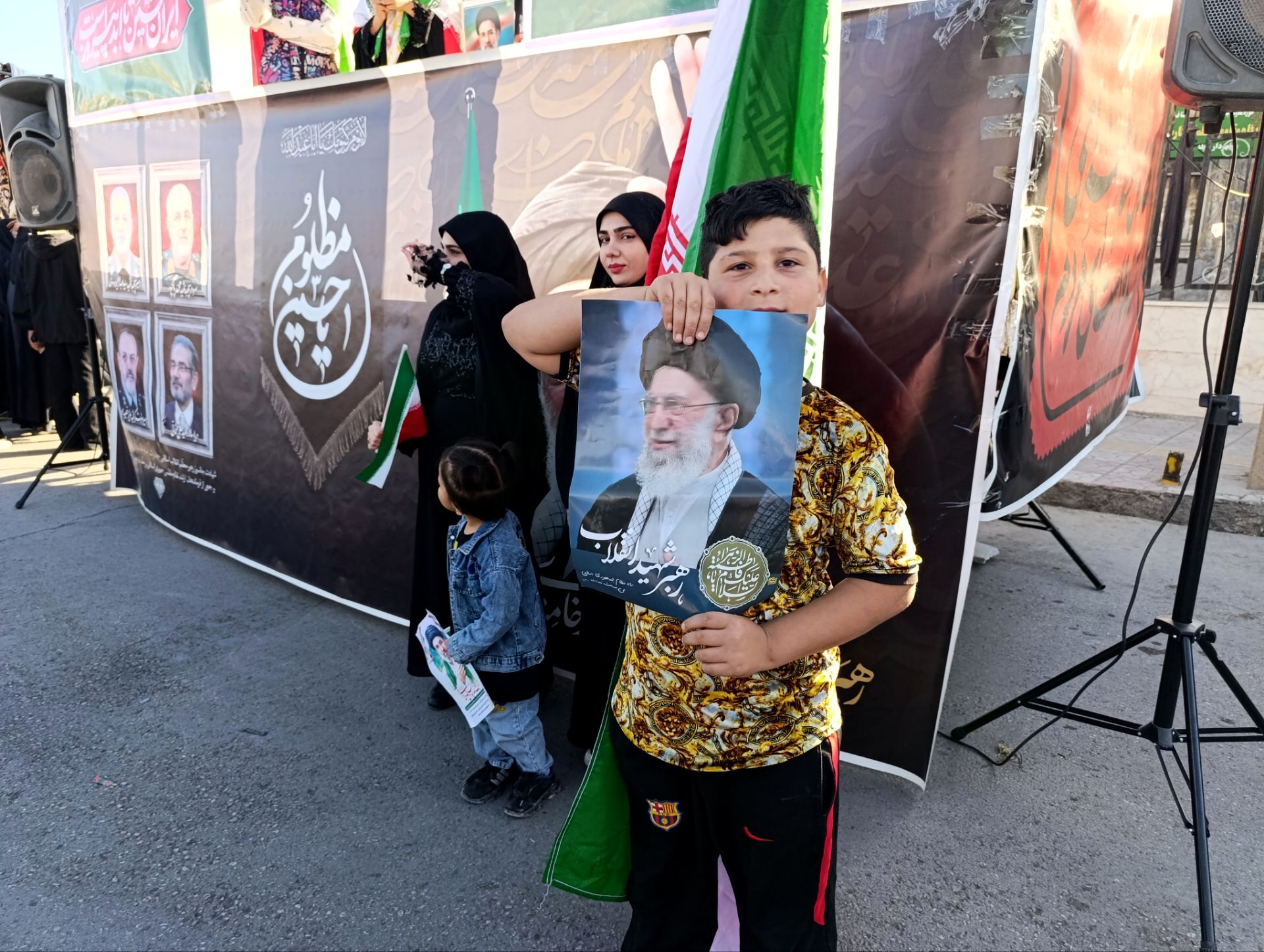 بیعت با رهبر جدید انقلاب اسلامی در پلدختر 