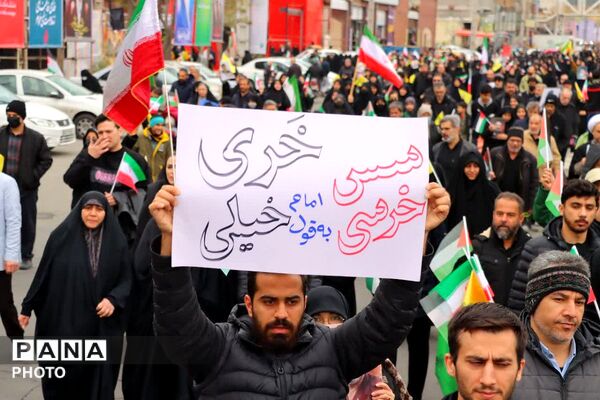 حضور پرشور مردم دلیر در راهپیمایی روز قدس