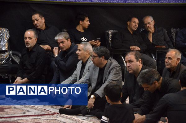 مراسم شب‌دهم محرم در هیئت فرهنگیان  نیشابور