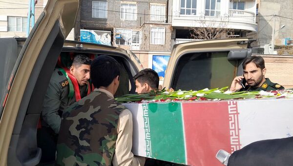 مراسم وداع با شهید گمنام در دبیرستان ابوریحان بیرونی یک نیشابور