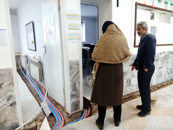 پروژه شوفاژ کشی و تعمیر موتور خانه هنرستان کیمیا