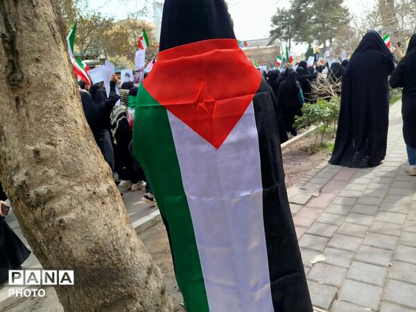 حماسه سازی مردم مقتدر و ولایتمدار شهرستان نیشابور در راهپیمایی روز قدس