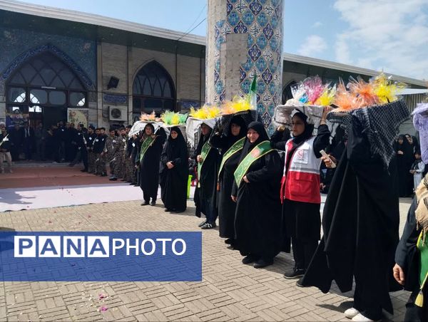 تشییع پیکر شهید مدافع امنیت در میاندورود 