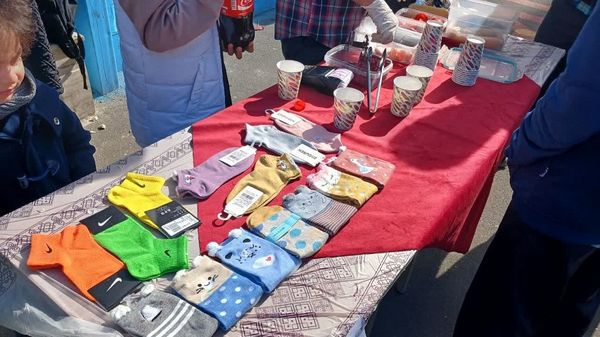 برپایی بازارچه کسب و کار در دبیرستان شهید معمارزاده ناحیه 2 کرج 