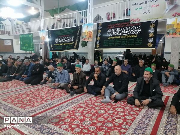 برگزاری آیین  بزرگداشت آیت الله سید علی خامنه ای در مسجد جامع شهر بار