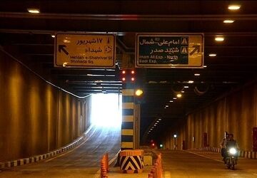 هر دو مسیر تونل امیر کبیر امشب مسدود است
