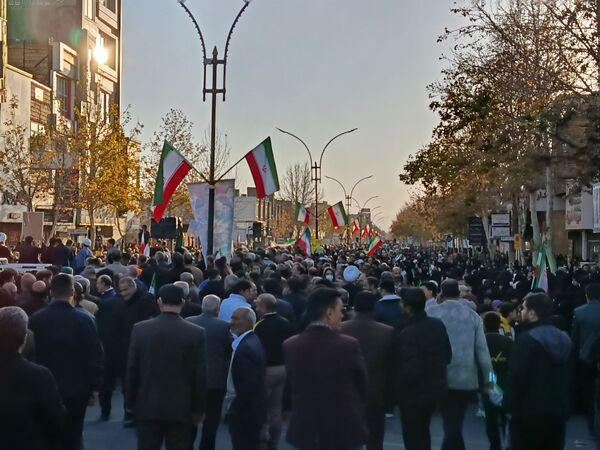 راهپیمایی میثاق با ولایت و محکوم نمودن اغتشاشات گروه های تروریستی در کاشمر
