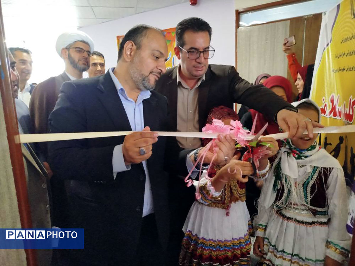 افتتاح اتاق تربیت بدنی مدرسه ابتدایی امام خمینی (ره) بجنورد