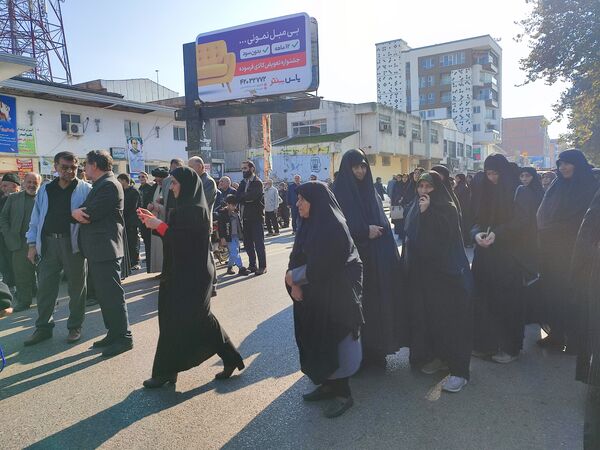 راهپیمایی محکومیت جنایات اسرائیل در قائمشهر
