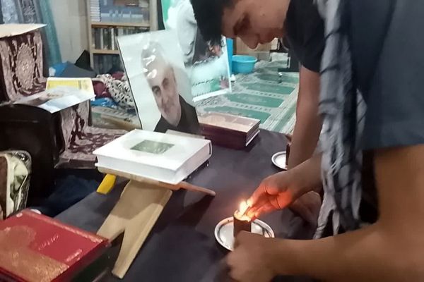 مراسم اعتکاف پسران آسمانی در مسجد علی ابن ابیطالب 