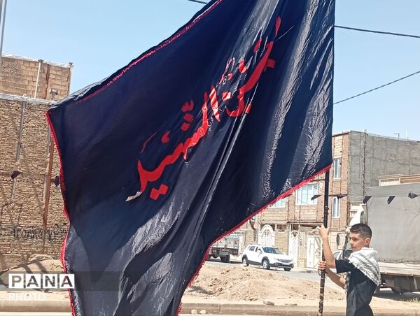 طنین فریاد «یا حسین» در نظرآباد 