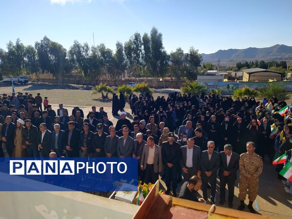 بدرقه شهید گمنام در بخش زرین‌آباد ایلام