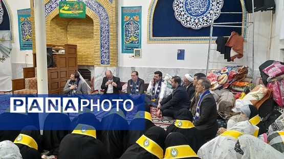 حضور قائم مقام وزیر در سازمان دانش‌آموزی در جمع دانش‌آموزان معتکف شهرستان اسفراین