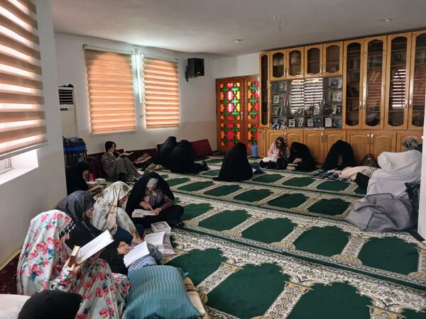 مراسم پرشور اعتکاف دانش‌آموزی در فریدونکنار
