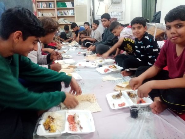 اعتکاف در مسجد حضرت‌‌‌ابوالفضل(ع) محله مارم باغ شهر فین  