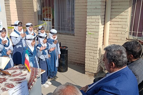افتتاحیه نمازخانه مدرسه دخترانه قدس منطقه چهاردانگه