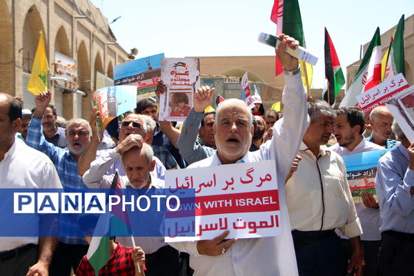 راهپیمایی «جمعه خشم» در شهر یزد