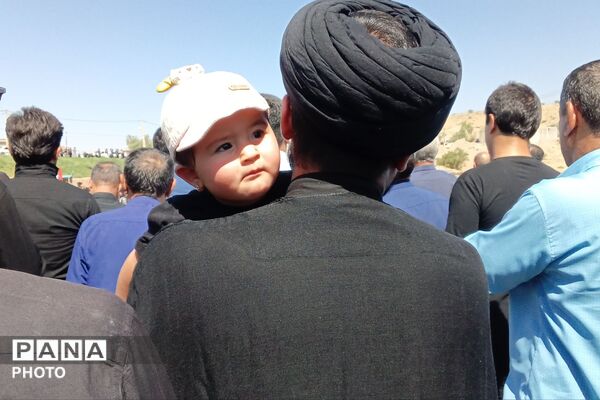 مراسم عاشورا در گلزار شهدای شهرستان لنده