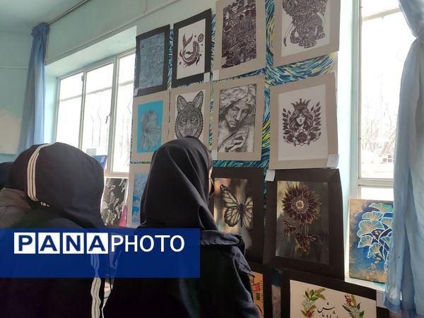 نمایشگاه ماها در هنرستان بصیرت آشخانه