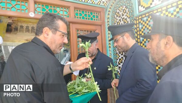 گلباران مزار شهید شیخ فضل الله نوری در قم