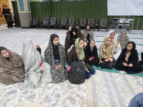 قرائت دعای ام داوود در مسجد جامع روستای مزده خلیل آباد