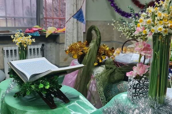 مدرسه شهدای ایران تایر2 میزبان شادی‌های صاحب زمان (عج)