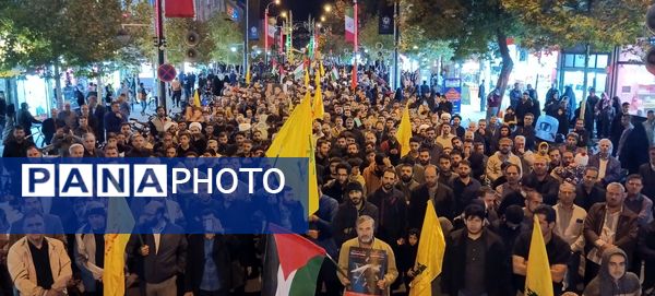 تجمع کودکان و نوجوانان زنجانی در محکومیت جنایات رژیم صهیونیستی 