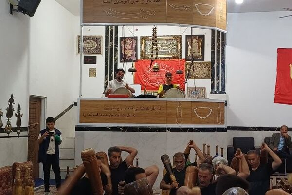 بازدید خادمین حرم رضوی از زورخانه علی‌بن‌ابی‌طالب مروست