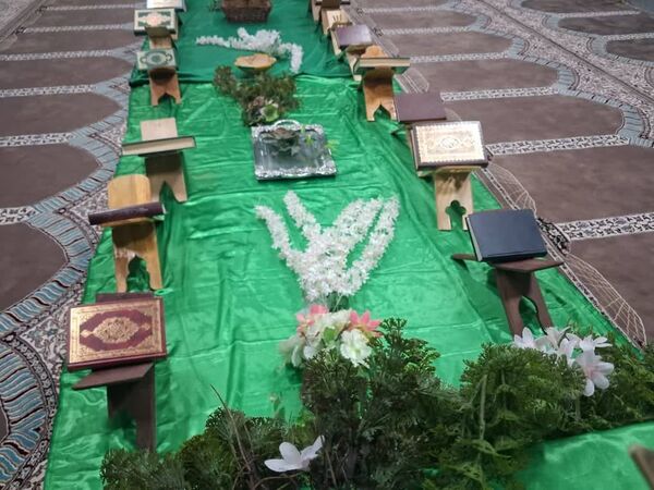برگزاری محفل انس با قرآن کریم در مدرسه حضرت خدیجه کبری (س) جم