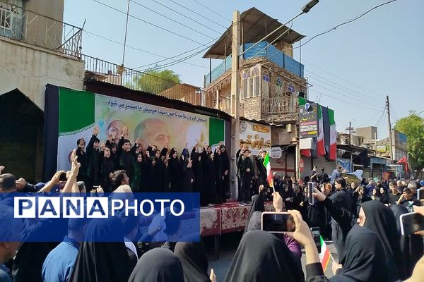 تشییع تاریخی سردارِ رشید در دزفول