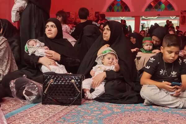مراسم عزاداری شیرخوارگان حسینی در حرم مطهر امام زاده جعفربن موسی الکااظم (ع) شهرستان پیشوا
