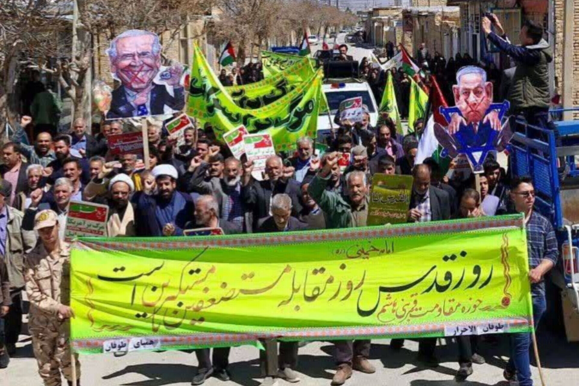حضور باشکوه مردم ایزدخواست در روز قدس/ فیلم