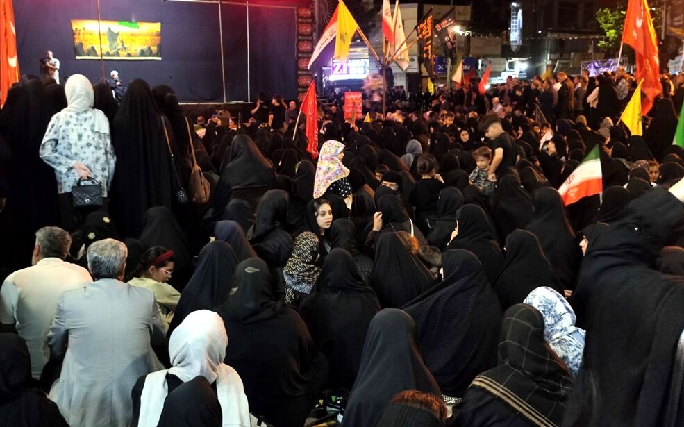 مراسم عزاداری محرم در میدان ۲۲ بهمن ایلام