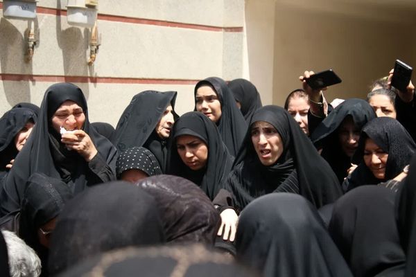 تشییع پیکر شهید محمد نعمتی سعیدآبادی در شهرستان بهارستان