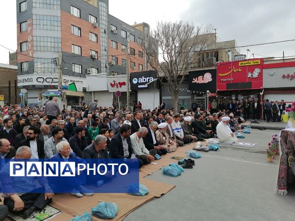  نماز عید فطر در شهرستان آبیک