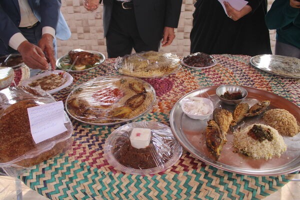 جشنواره غذا و صنایع دستی در اردوی تمشک دختران استان بوشهر