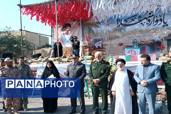 تشییع پیکر پاک شهید گمنام پدافندهوایی در بهبهان