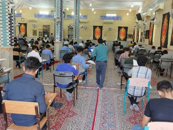 برگزاری امتحانات در کمال آرامش 