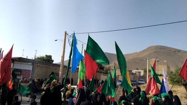 علم‌ گردانی آیین‌ هر ساله‌ شهر وردنجان
