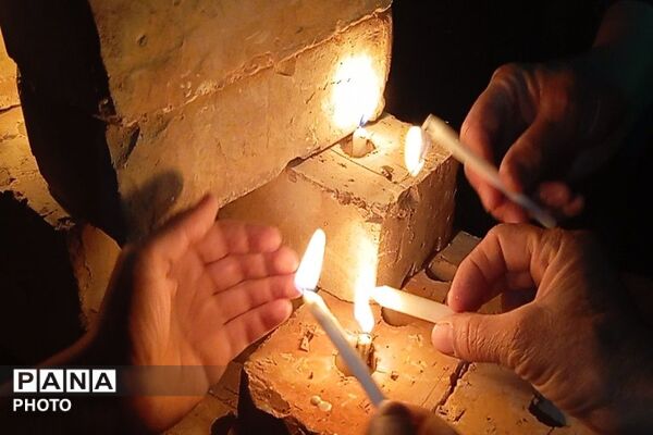 مراسم شام غریبان سالار شهیدان  در حسینیه شهدای شهر بار