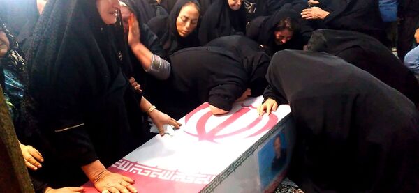 وداع با پیکر جانباز شهید حاج منوچهر بخشنده