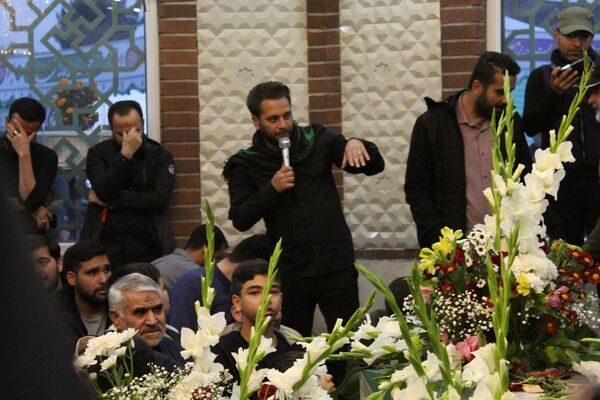 مراسم میزبانی شهدای گمنام دفاع مقدس در البرز