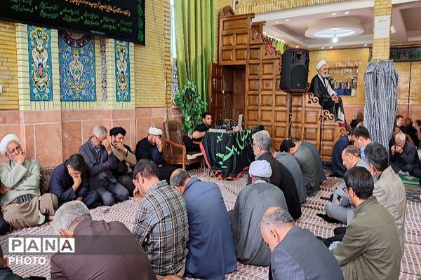 مراسم عزاداری شهادت امام جعفر صادق علیه السلام در حسینیه شهربار