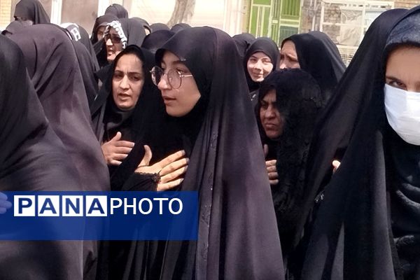 کاروان عزاداران ۲۸ صفر، لردگان را سیاه‌پوش کرد