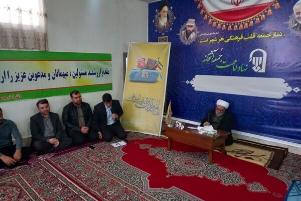 دیدار معاونین و مربیان پرورشی با امام جمعه شهر آشخانه