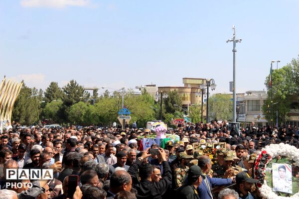 تشییع شهید وطن «مبین مولایی»