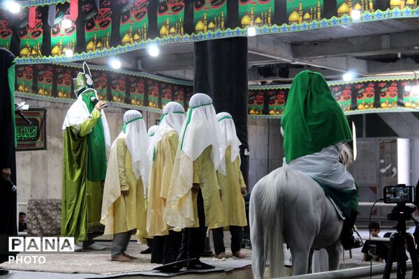 کربلا در قاب تعزیه در شهر سامان 